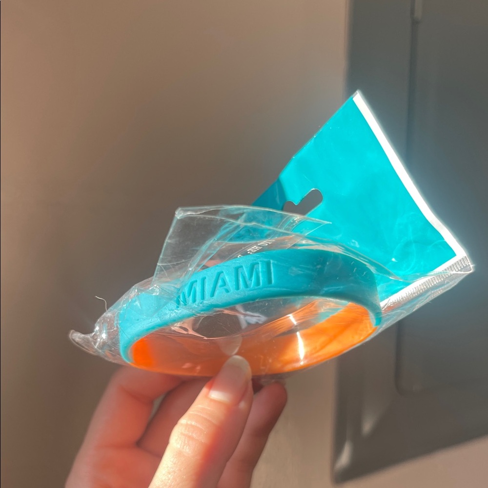 Teal and Orange MIAMI Bracelet
